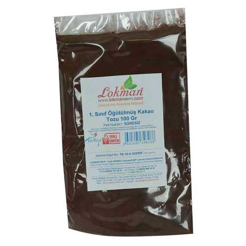 LokmanAVM 1. Sınıf Öğütülmüş Kakao Tozu 100 Gr Paket