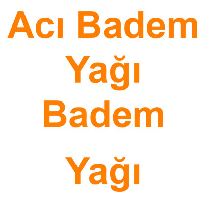 Acı Badem Yağı Badem Yağı kategorisi ürünlerini inceleyin!