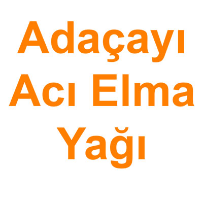 Adaçayı Acı Elma Yağı kategorisi ürünlerini inceleyin!