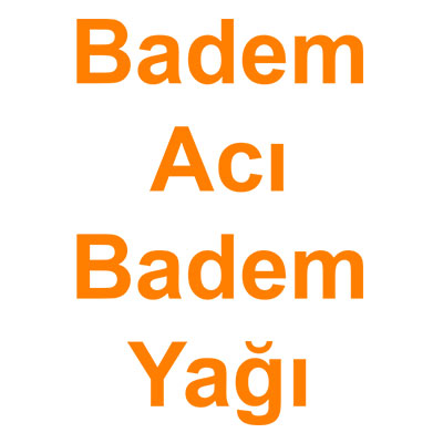 Badem Yağı Acı Badem Yağı kategorisi ürünlerini inceleyin!