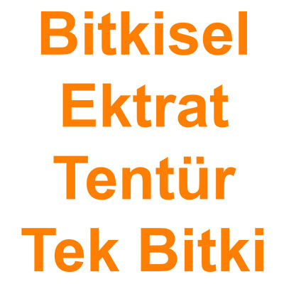 Bitkisel Ekstrat Tentür Tek Bitki kategorisi ürünlerini inceleyin!