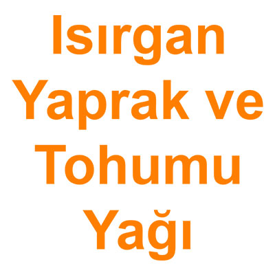 Isırgan Yaprak ve Tohumu Yağı kategorisi ürünlerini inceleyin!