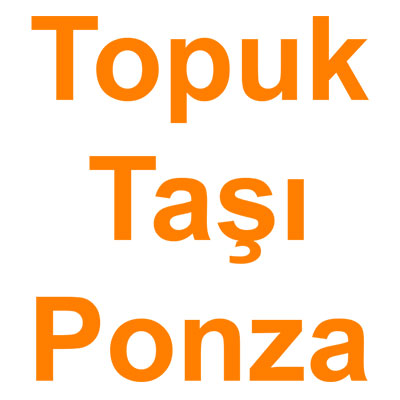 Topuk Taşı Ponza kategorisi ürünlerini inceleyin!