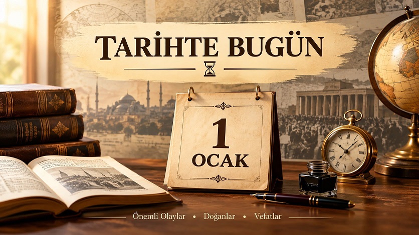 1 Ocak Tarihte Bugün 1 Ocak Tarihte Bugün - Önemli Olaylar, Doğanlar ve Vefat Edenler