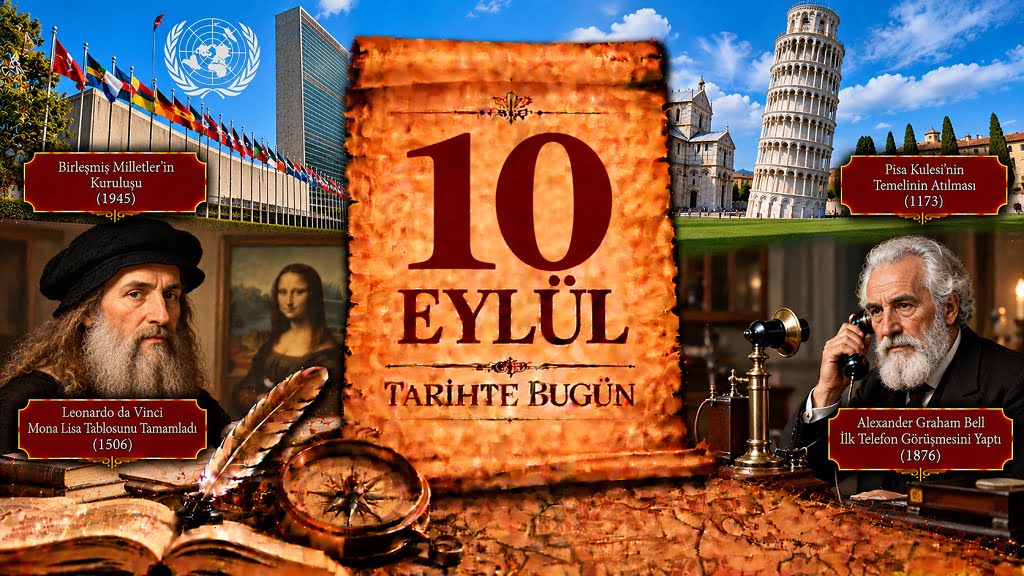 10 Eylül Tarihte Bugün - Önemli Olaylar, Doğanlar ve Vefat Edenler
