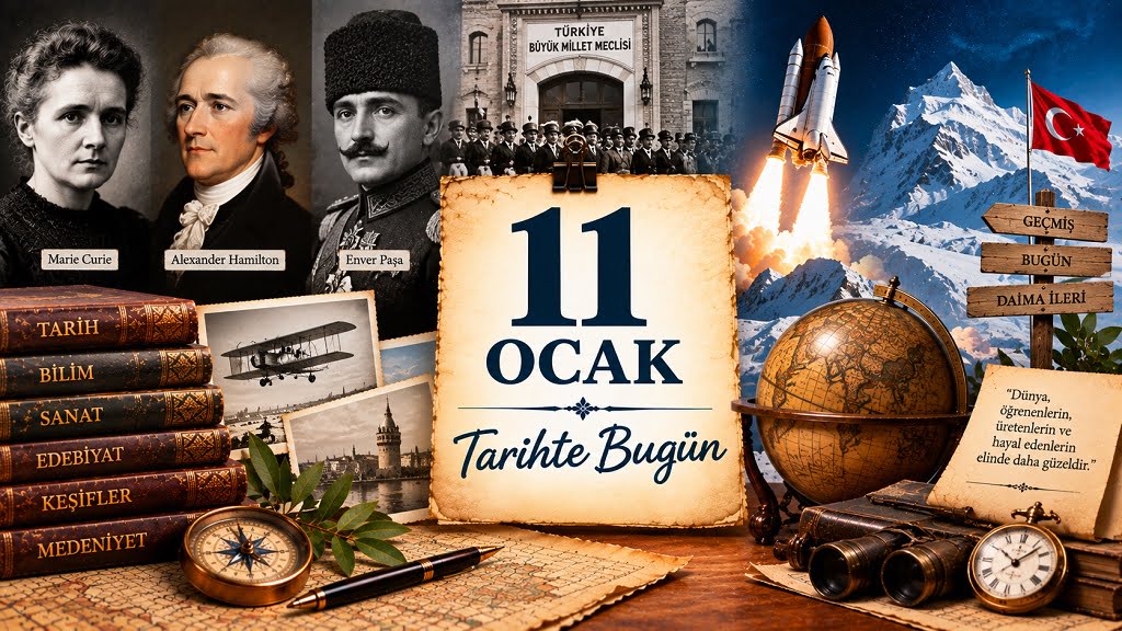 11 Ocak Tarihte Bugün 11 Ocak Tarihte Bugün - Önemli Olaylar, Doğanlar ve Vefat Edenler