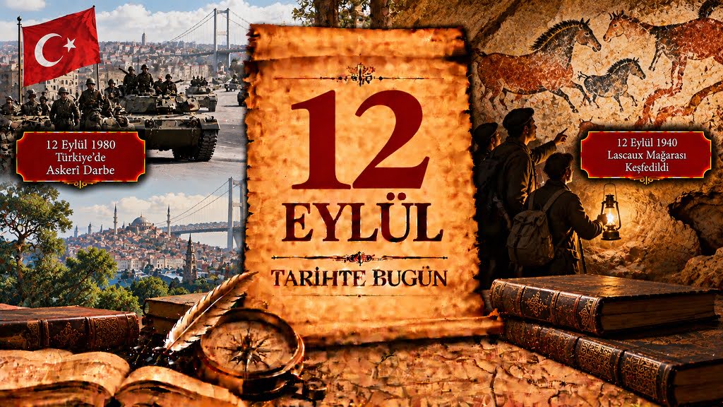 12 Eylül Tarihte Bugün - Önemli Olaylar, Doğanlar ve Vefat Edenler