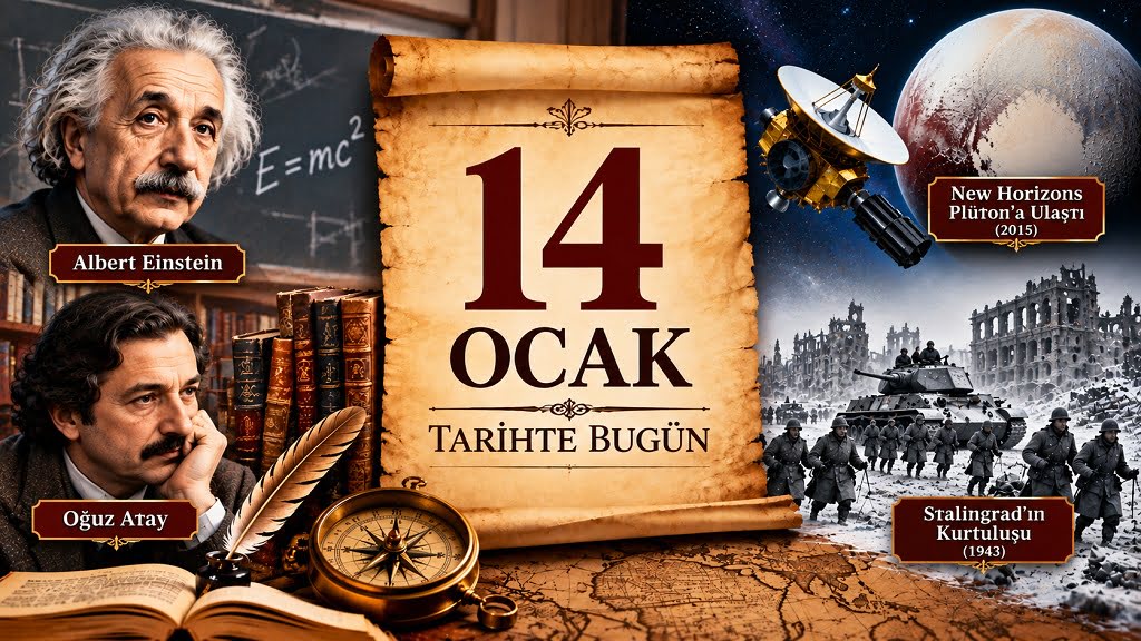 14 Ocak Tarihte Bugün - Önemli Olaylar, Doğanlar ve Vefat Edenler