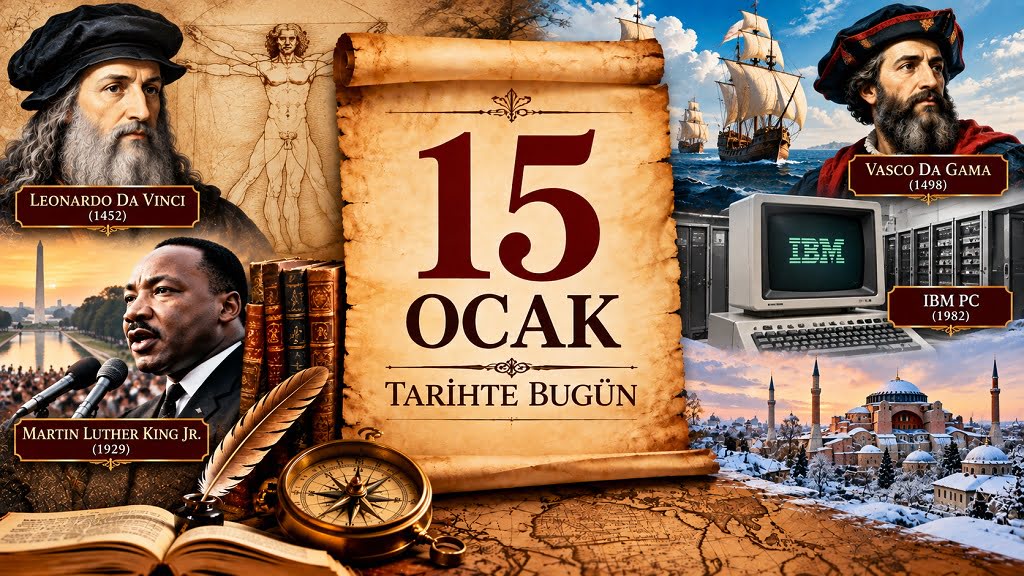 15 Ocak Tarihte Bugün 15 Ocak Tarihte Bugün - Önemli Olaylar, Doğanlar ve Vefat Edenler