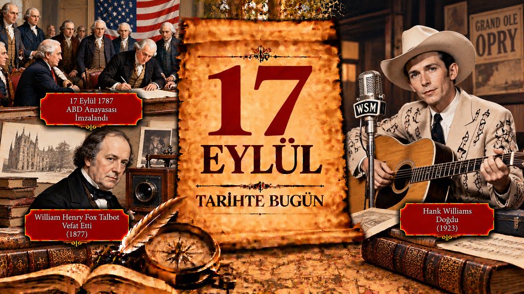 17 Eylül Tarihte Bugün - Önemli Olaylar, Doğanlar ve Vefat Edenler