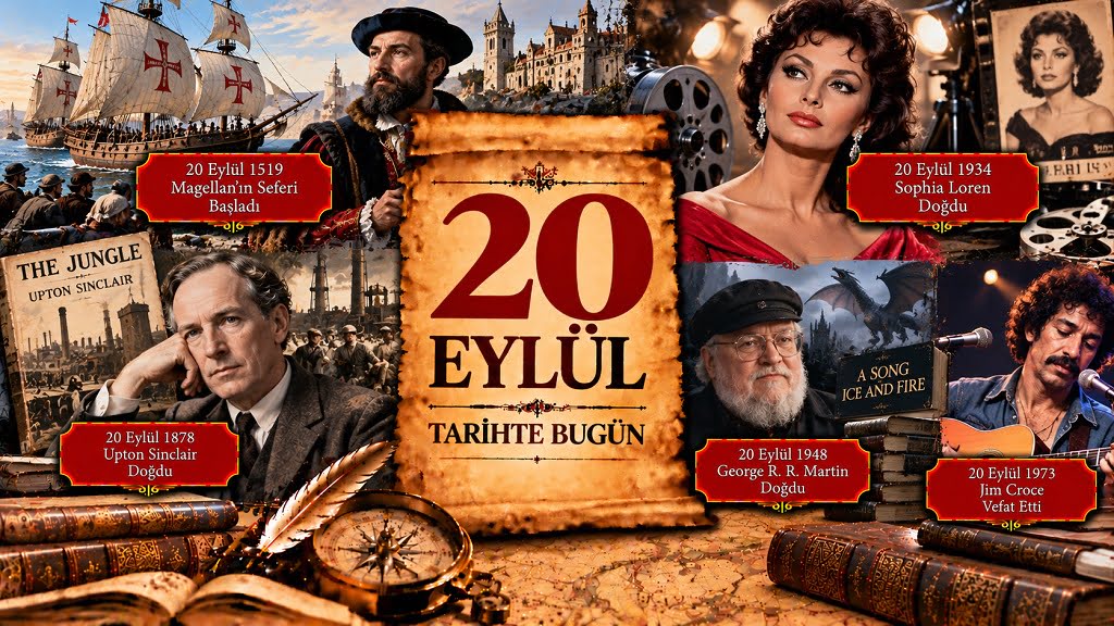 20 Eylül Tarihte Bugün - Önemli Olaylar, Doğanlar ve Vefat Edenler