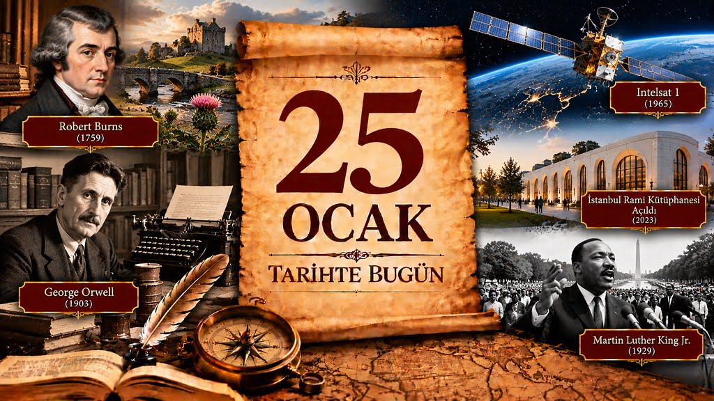 25 Ocak Tarihte Bugün 25 Ocak Tarihte Bugün - Önemli Olaylar, Doğanlar ve Vefat Edenler