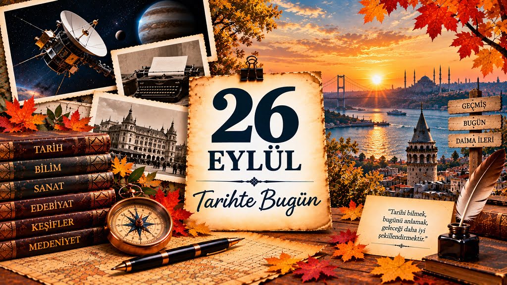 26 Eylül Tarihte Bugün - Önemli Olaylar, Doğanlar ve Vefat Edenler