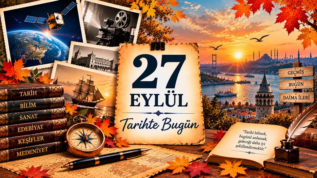 27 Eylül Tarihte Bugün - Önemli Olaylar, Doğanlar ve Vefat Edenler