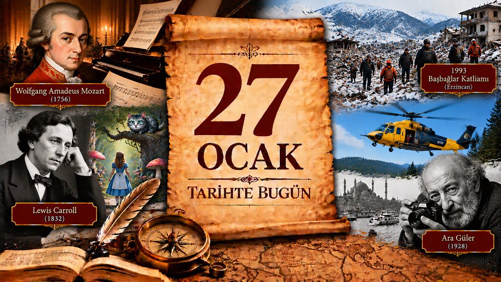 27 Ocak Tarihte Bugün 27 Ocak Tarihte Bugün - Önemli Olaylar, Doğanlar ve Vefat Edenler