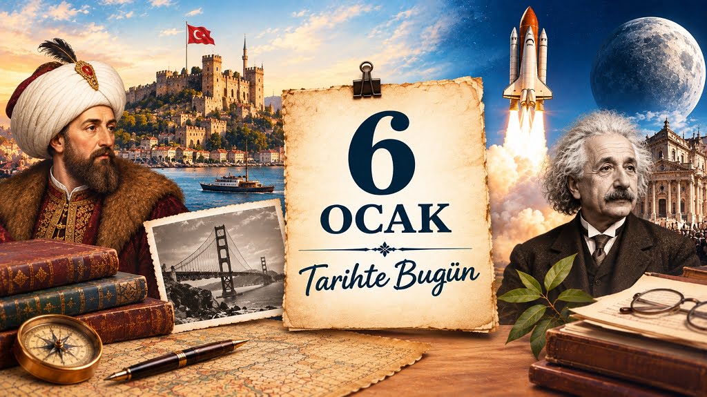 6 Ocak Tarihte Bugün - Önemli Olaylar, Doğanlar ve Vefat Edenler