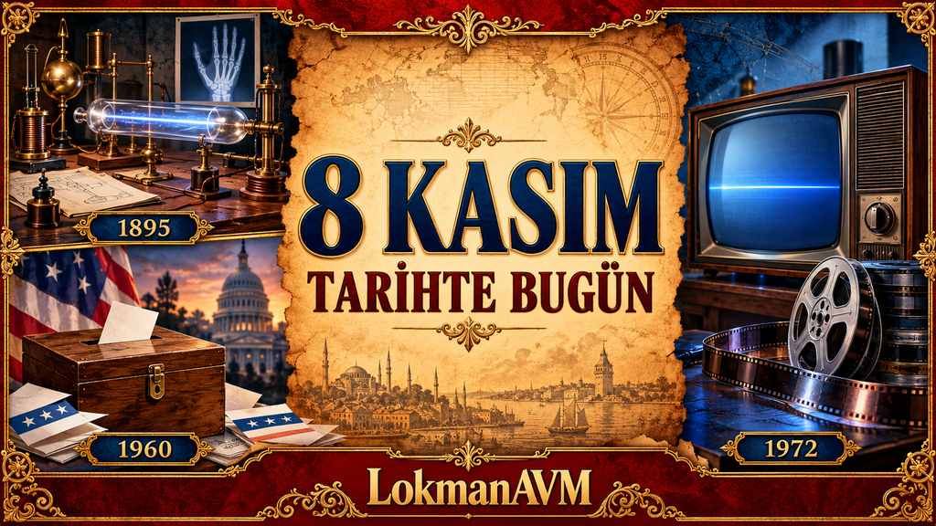 8 Kasım Tarihte Bugün 8 Kasım Tarihte Bugün - Önemli Olaylar, Doğanlar ve Vefat Edenler