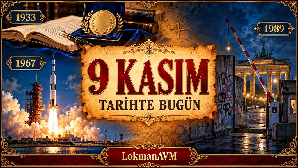 9 Kasım Tarihte Bugün 9 Kasım Tarihte Bugün - Önemli Olaylar, Doğanlar ve Vefat Edenler