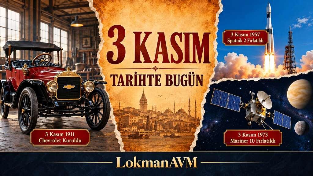 Tarihte Bugün: 3 Kasım tarihinde neler oldu?