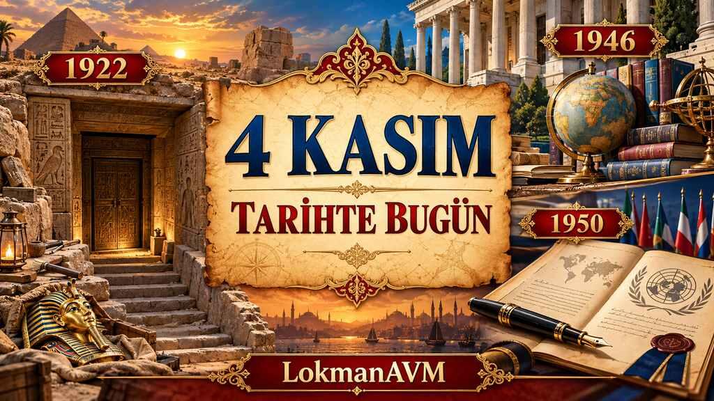 Tarihte Bugün: 4 Kasım tarihinde neler oldu?