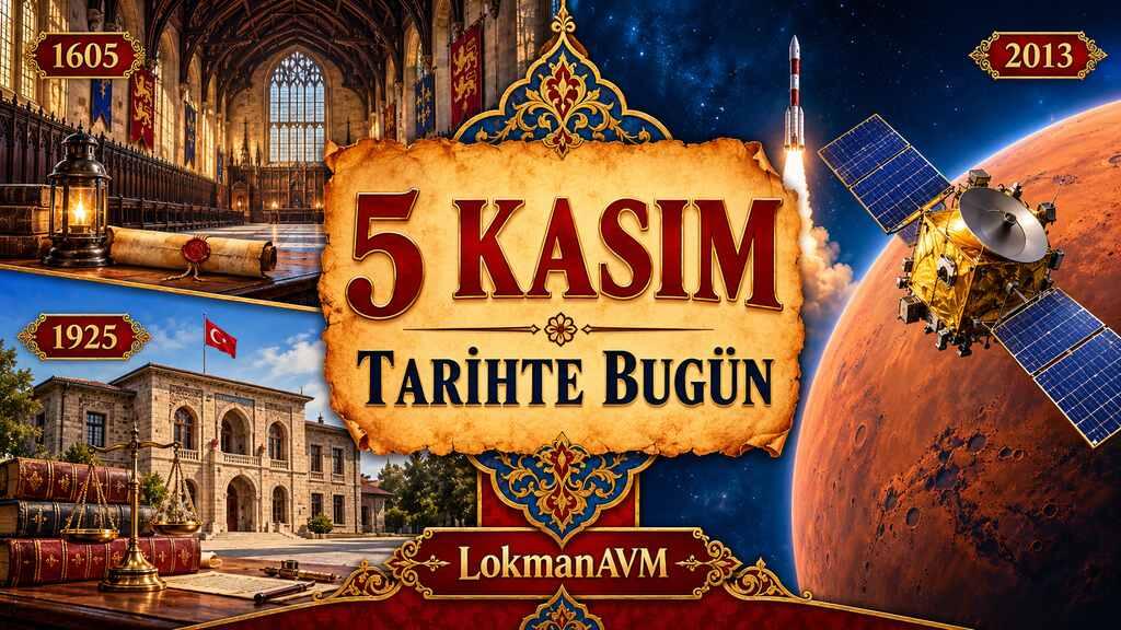 Tarihte Bugün: 5 Kasım tarihinde neler oldu?