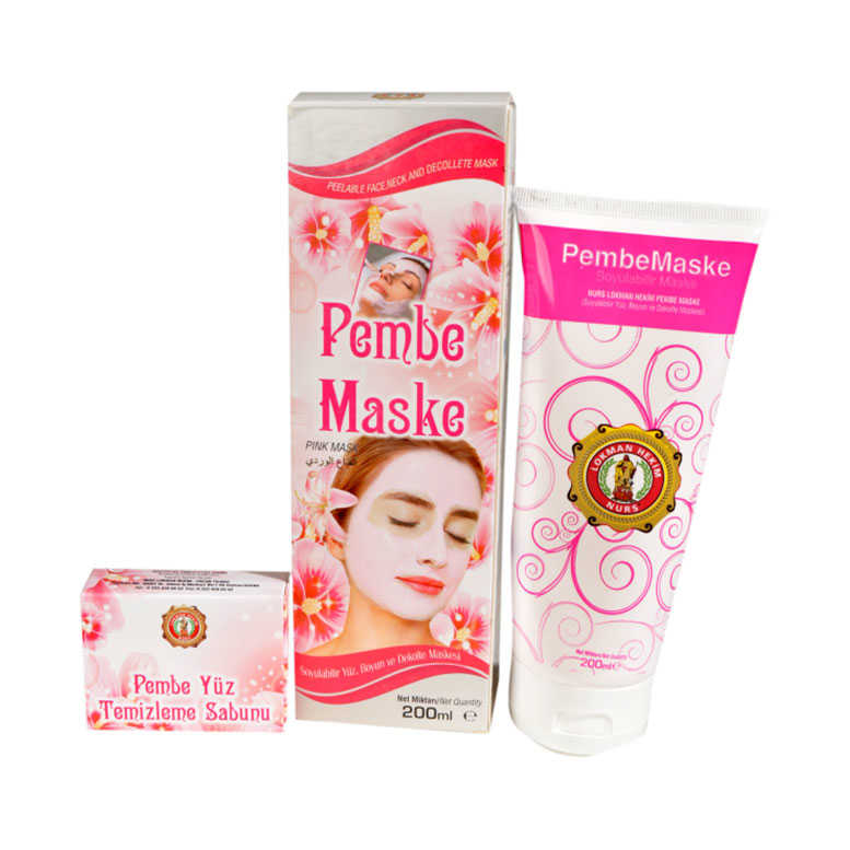 NURS PEMBE MASKE