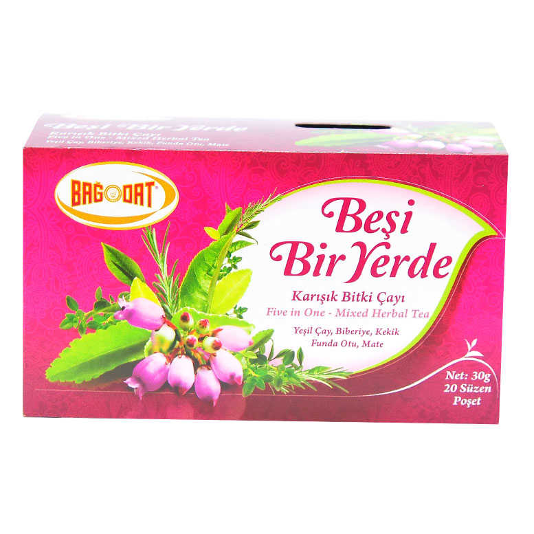 BAĞDAT BEŞİ BİR YERDE KARIŞIK BİTKİ ÇAYI