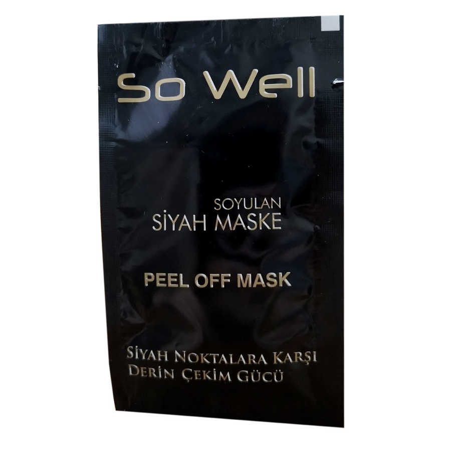 SO WELL SOYULABİLİR SİYAH MASKE