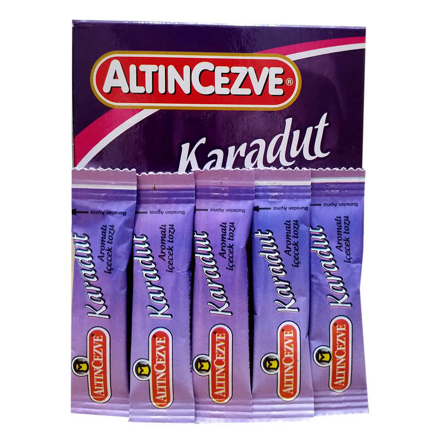 ALTINCEZVE KARADUT AROMALI TEK İÇİMLİK İÇECEK TOZU