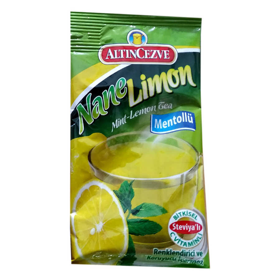 ALTINCEZVE NANE LİMON AROMALI TEK İÇİMLİK İÇECEK TOZU