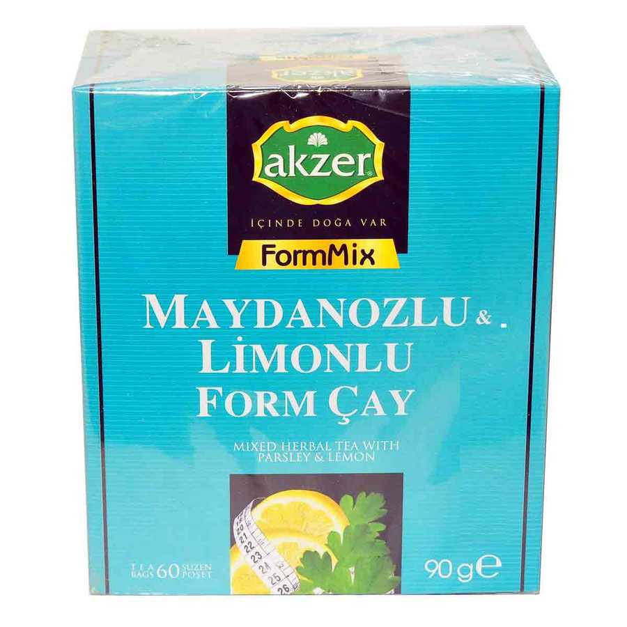 AKZER MAYDANOZLU VE LİMONLU BİTKİSEL FORM ÇAY