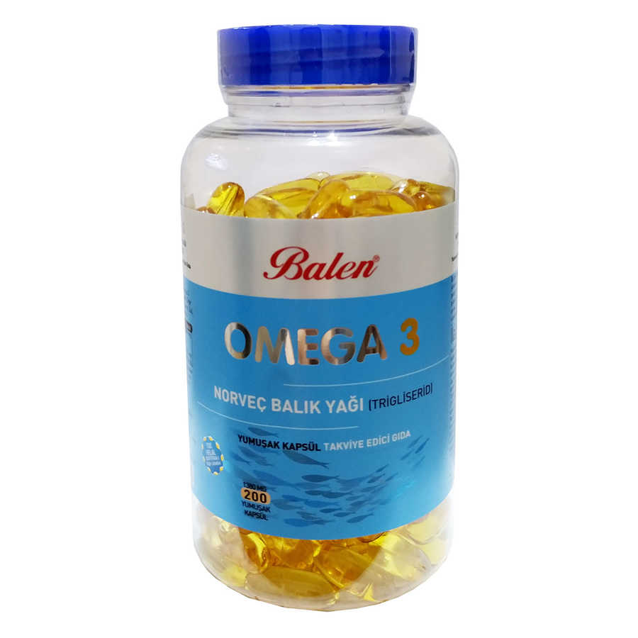 BALEN OMEGA 3 NORVEÇ BALIK YAĞI İÇEREN KAPSÜL