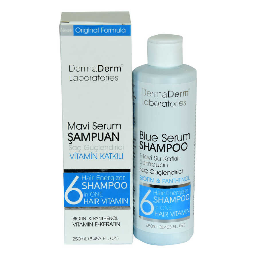 DERMADERM MAVİ SERUM ŞAMPUANI SAÇ GÜÇLENDİRİCİ