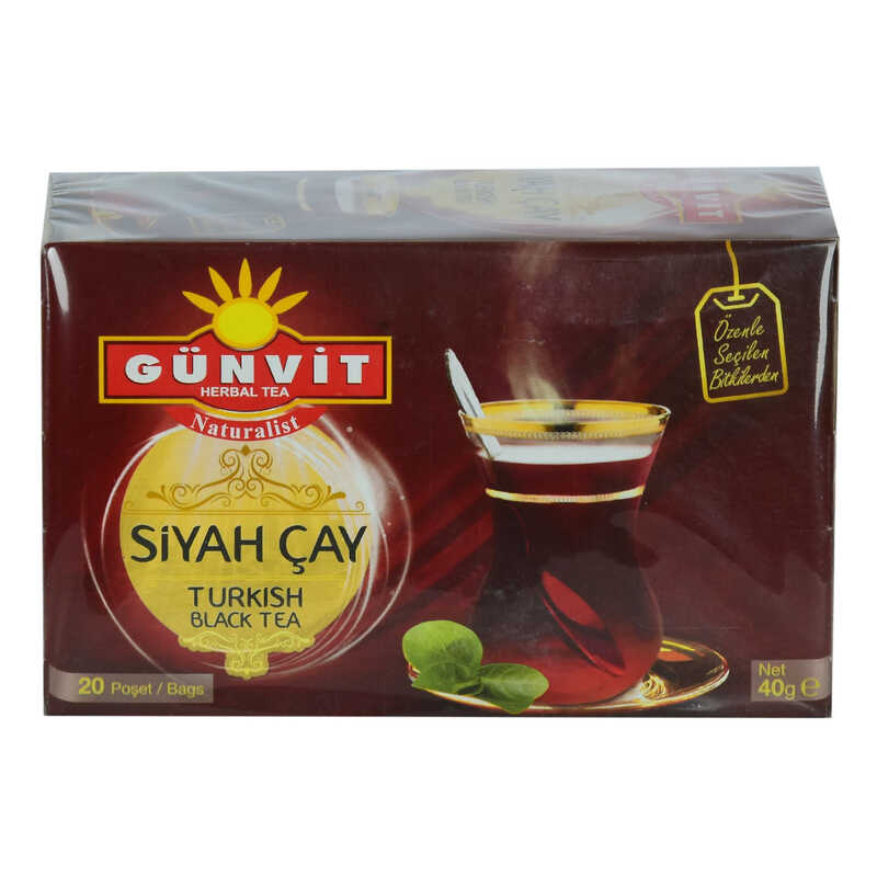 GÜNVİT SİYAH ÇAY SÜZEN POŞET