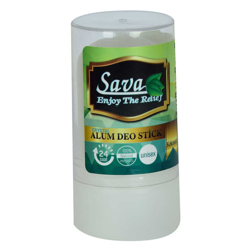 SAVA KRİSTAL DOĞAL TUZ ROLL-ON KOKUSUZ ALUM DEO STICK UNİSEX