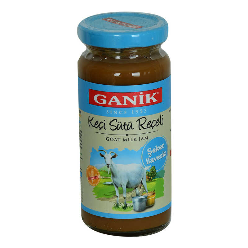 GANİK KEÇİ SÜTÜ REÇELİ ŞEKER İLAVESİZ GLUTENSİZ