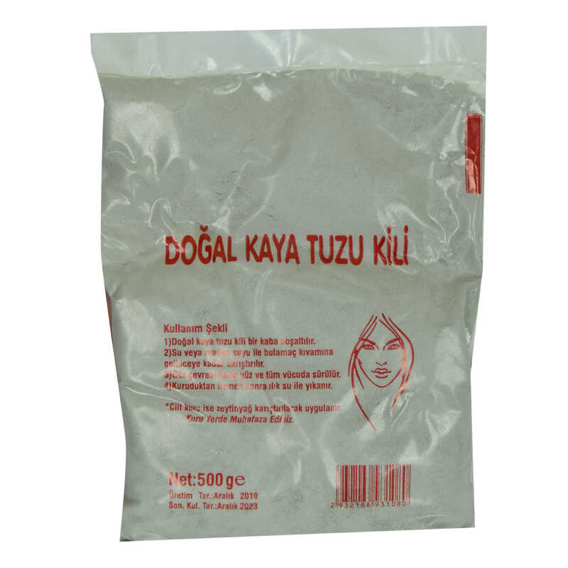 LOKMANAVM DOĞAL SAF NATUREL AYAK VE CİLT BAKIM KAYA TUZU KİLİ ÖĞÜTÜLMÜŞ PAKET