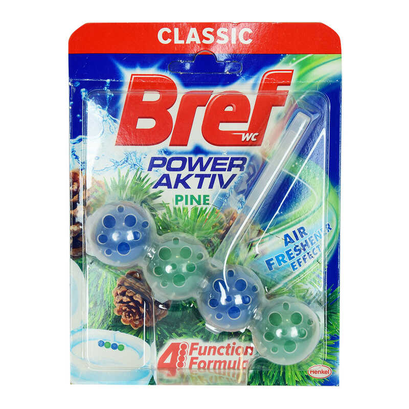 BREF WC POWER ACTIVE 4 BORDO toilet block with pine fragrance 1