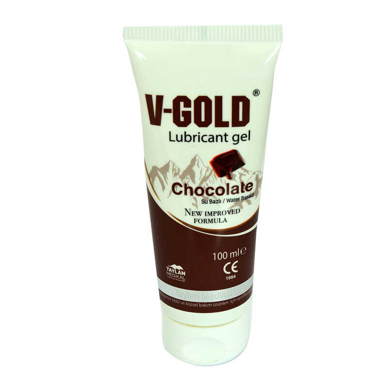 V-GOLD KAYGANLAŞTIRICI JEL ÇİKOLATALI SU BAZLI CHOCOLATE LUBRİCANT GEL