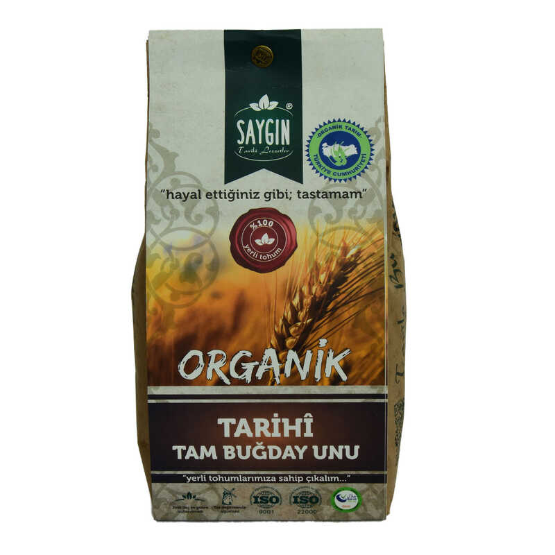 SAYGIN ORGANİK TARİHİ TAM BUĞDAY UNU