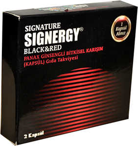 Signature Signergy Black Red Bay & Bayan 4 Kapsül -1
