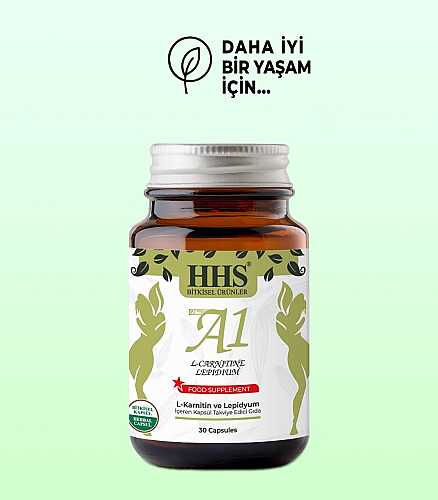 A1 L-Carnitine Lepidium Bitkisel 30 Kapsül - 1