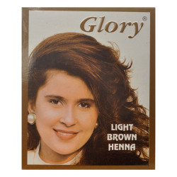 Glory - Açık Kahverengi Hint Kınası (Light Brown Henna) 10 Gr Paket (1)