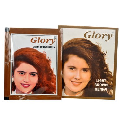 Glory Açık Kahverengi Hint Kınası (Light Brown Henna) 10 Gr Paket