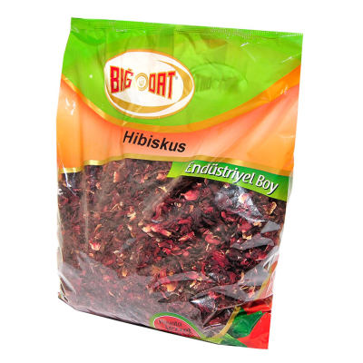 Bağdat Baharat Afrika Bamya Çiçeği Hibiskus Mekke Gülü Doğal 1000 Gr Paket