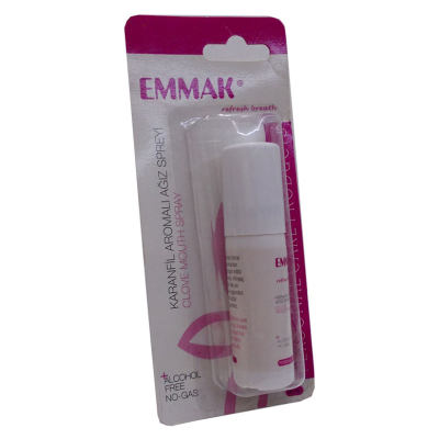 Emmak Ağız Spreyi Karanfil Aromalı Alkolsüz 15 ML