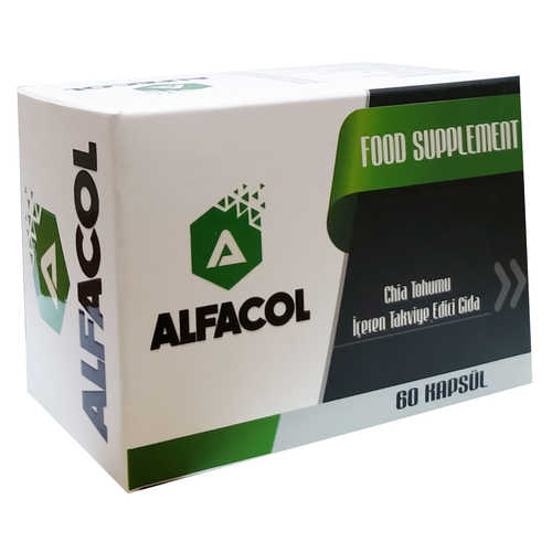 Alfacol Chia Tohumlu 60 Kapsül - Food Supplement