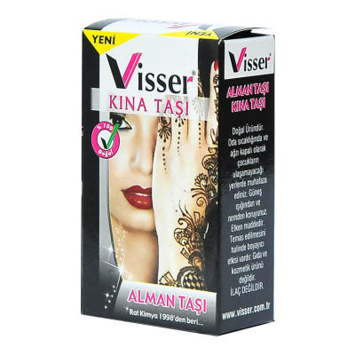 Visser Alman Taşı Yüzde 100 Kına Taşı 10 Gr Paket