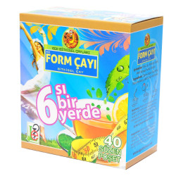 Altısı Bir Yerde Form Çayı 40 Süzen Poşet - Thumbnail