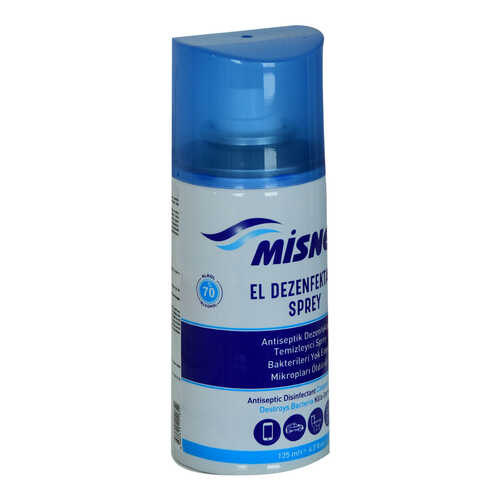 Misnet Antiseptik El Dezenfektan Temizleyici Sprey Yüzde 70 Alkollü 125 ML